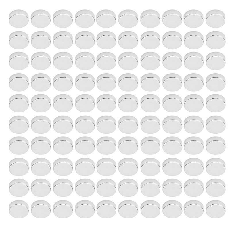 100 Pcs Disc Neodymium Magnet Heavy Duty Strong Magnetism Multifunctional