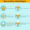 babygoal Reusable Cloth Diaper with Insert for Baby Boys and