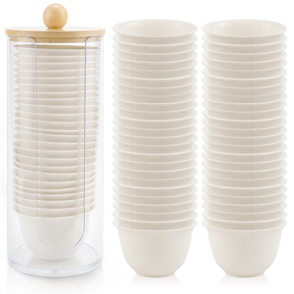 LCJAOF 48pcs Chinese Mini Teacups Set - Traditional Kungfu Tea