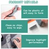 4Pcs Kneaded Art Erasers, Grey Kneadable Artists Putty Rubber,Create Highlights,