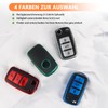 QBUC Car Key Case for VW, TPU Dustproof Key Box,