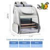 Texsens Bird Carrier Backpack - Pet Travel Cage with Upgraded