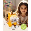 NICI Children's Backpack Yellow 2 in 1 with Cuddly Toy
