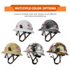 DS-SMAAT Full Brim Construction Hard Hat with Visor, 6-Point Ratchet