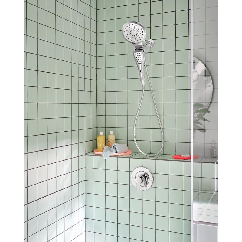 Moen Verso Chrome Round Rain Shower Head and Detachable Handshower