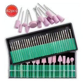 Mussa 42 Puntas Brocas Mixtas Para Esmeril Drill Profesional Uñas