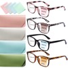 GGSTDDUP 4 Pack Progressive Multifocus Reading Glasses for Men Women
