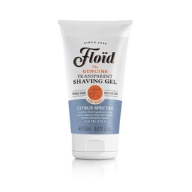 Floïd Citrus Spectre Shaving Gel (150ml) with Glycerine to Protect and Hydrate Skin, Gel for a Smooth Shave with Relaxing Warm Fragrance
