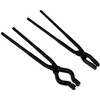 Blacksmith Tongs Set - Wolf Jaw & V-bit Tongs for