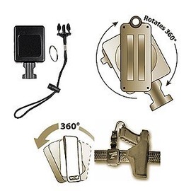 Gear Keeper High Tension Firearm Gun Retractor RT3-5563 Clamp On Belt Clip