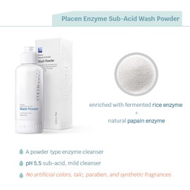 Rene Cell Placen Enzyme Sub Acid Wash Powder, 2.8 oz (80 g)