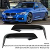 2pcs Front Bumper Vent Canard Splitter Left Right ABS Wind