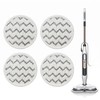 WZHHDM 4 PCS Steam Scrub Pads, Mop Replacement Pads, Reusable