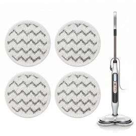WZHHDM 4 PCS Steam Scrub Pads, Mop Replacement Pads, Reusable S6002 Microfiber Replacement Pads for Shark Steam Mop Shark Steam for Sealed Hard Floor