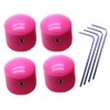 TUOREN Plastic Guitar Control Knob Volume Tone Control Dome Knobs