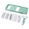 Nbguigdstr Mandoline Food Slicer for Kitchen 7-in-1 Vegetable/Cheese/Potato/Carrot/Cucumber Grater,Slicer, Cutter,