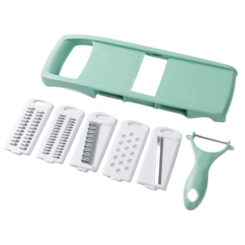 Nbguigdstr Mandoline Food Slicer for Kitchen 7-in-1 Vegetable/Cheese/Potato/Carrot/Cucumber Grater,Slicer, Cutter,