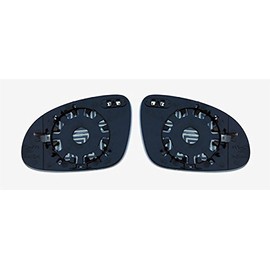 OriginalEuro Euro Wing Tinted Blue Heated Anti Blind Spot Mirror Glass for VW MK5 Passat B5.5 B6