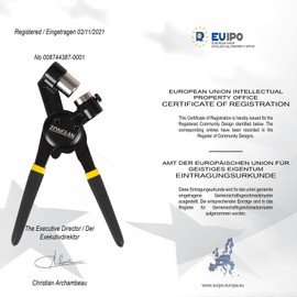 Heavy Duty Grommet Tool Kit with 1/2 Inch Die and 300 Sets of 12MM Grommets,Handheld Manual Eyelet Tool Rivet Press Punch Pliers for Leather Canvas Fabric