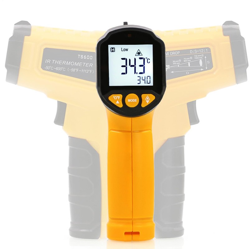 Contactless Thermometers, Real-Time Infrared Thermometers, High Precision Gauge with Ergonomic