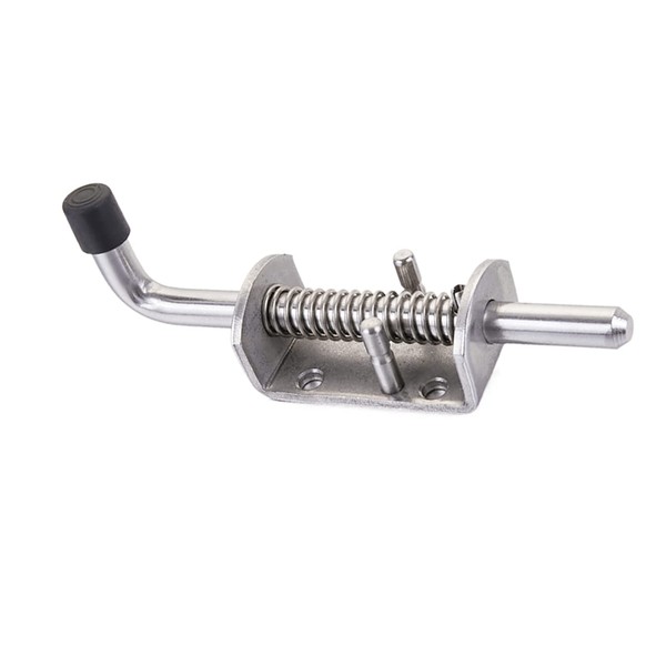 1PCS Spring Loaded Latch ,Stainless Steel 304 Security Barrel Bolt