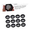 Operitacx 20 Pcs Stainless Steel Louver Round Vent Covers Flat