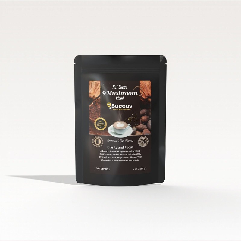 MySuccus 9 Mushroom Blend Hot Cocoa - Organic