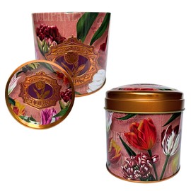 DeReuze Stroopwafels Gift Set – Caramel Waffle Cookies in Decorative Dutch Tin – Gifts from Netherlands with Special Occasion Message Stroopwafel in Organza Bag – Unique Food Gift for Any Occasion (Happy Birthday)