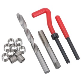 AB Tools 7/16” x 20 UNF Thread Repair Cutter Kit Helicoil Set for Damaged Threads 14pc