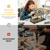 Helping Hands Soldering Station with Heavy-Duty Steel Base, Non-Slip Silicone