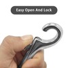 2Pcs Zinc Alloy Double End Clip Dog Lead Clips Durable