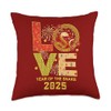 LOVE Chinese New Year Decorations 2025 Snake Zodiac Sign Throw