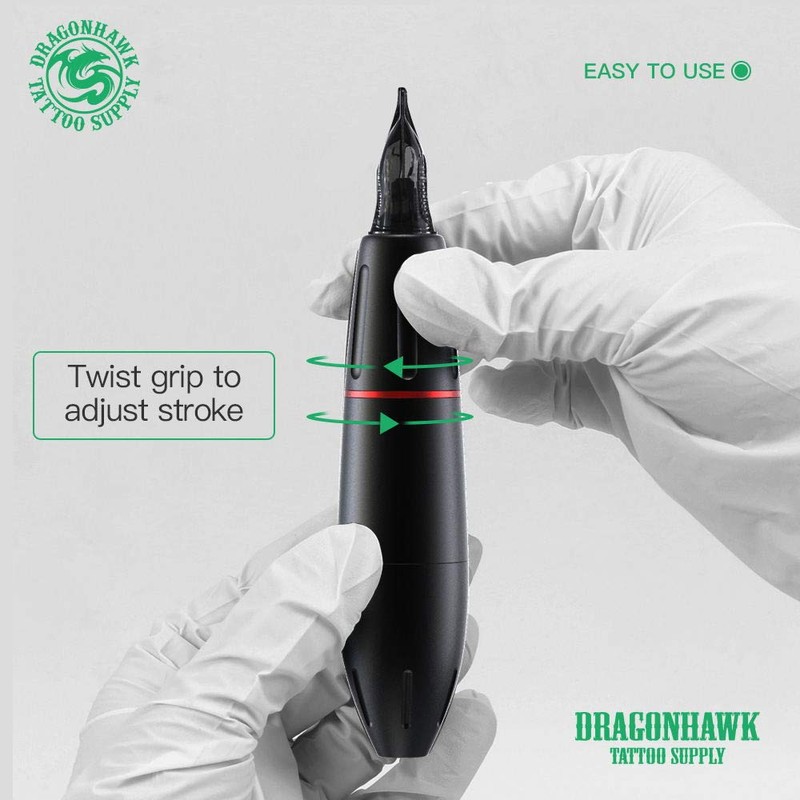 Dragonhawk Mast Pen Rotary Tattoo Machine Space Aluminum for Tattoo