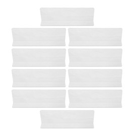 HOMSFOU 20pcs Partition Plate Transparent Shelf Separators Shelf Storage PVC Shelf Divider Cabinet Dividers Transparent Purse Shelf Dividers for Supermarket Adjustable Cupboard Plastic