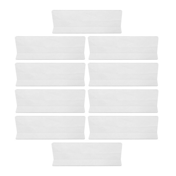 HOMSFOU 20pcs Partition Plate Transparent Shelf Separators Shelf Storage PVC