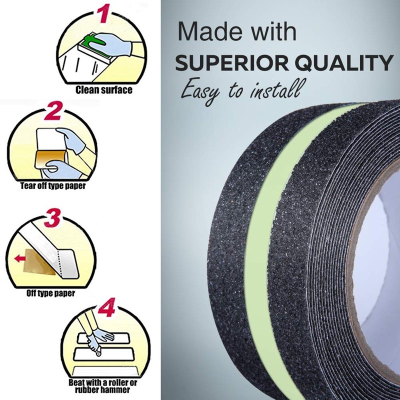 5cm x 5m Non Slip Tape for Stairs and Gaffers