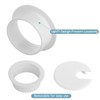 Cable Grommet Desk White 38 mm Cable Hole Cover Plastic
