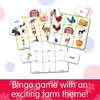 The Learning Journey: Match It! Bingo - Farm - Reading
