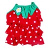 Adorable Strawberry Dog Dress 1pc XL