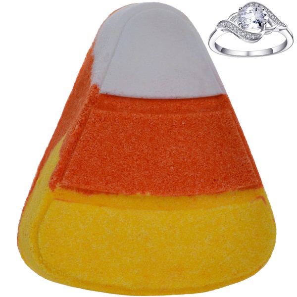 Jackpot Candles Halloween Candy Corn Bath Bomb with Size 8