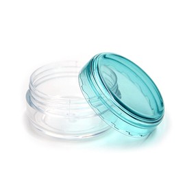 AngelaKerry Tiny Small Plastic Sample Mini Bottle Jars Vial Cosmetic Portable Empty New Multicolor(20pcs 3gram White color)