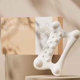 Gua Sha Massager for Lymphatic Circulation, Body, Face, and Trapezius Stick 2ea