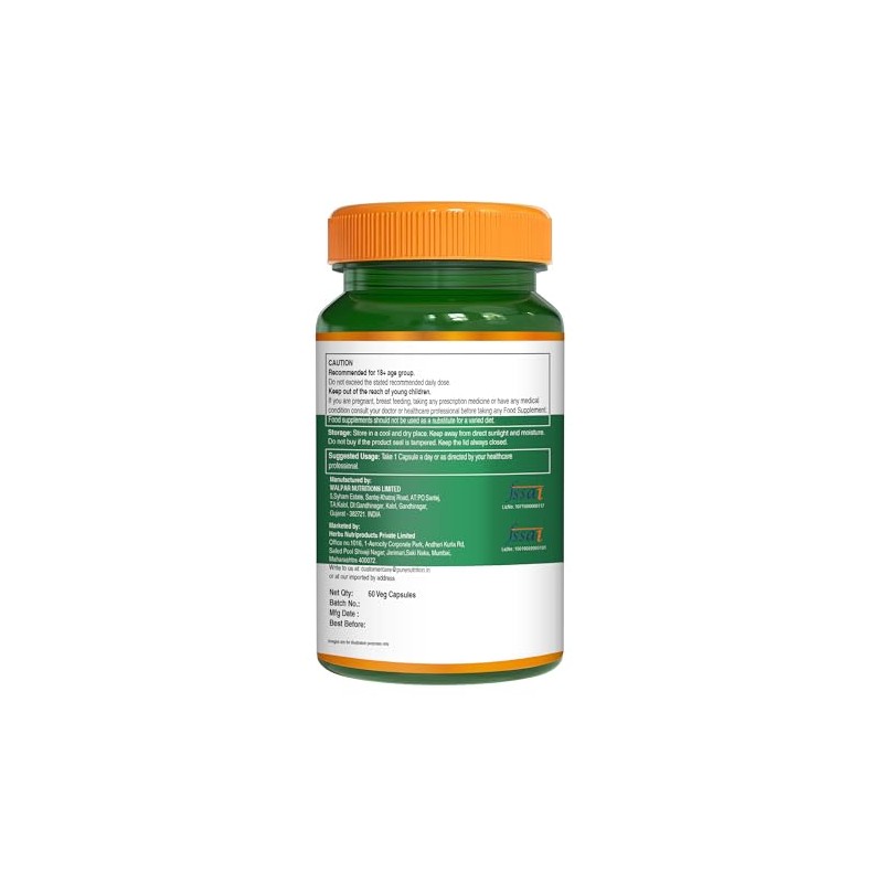 Pure Nutrition Lung Health Supplement | 60 Caps | Herbal