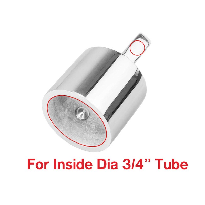 2 PCS 3/4'' Bimini Top Caps Tube Canopy Hardware, Eye