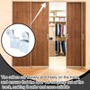 Blulu 16 Pack Sliding Closet Door Roller Kit Include Screws