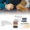 28Pcs Leather Working Tools Durable 2Pcs Awl 4Pcs Wax Threads