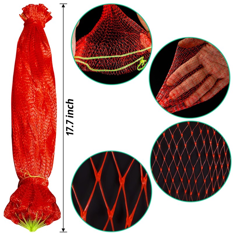 ZAUGONTW Resuable Nylon Mesh Bags, Hanging Watermelon Nets Bags, Thicker