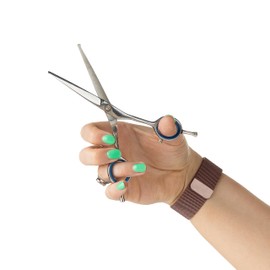 Mikki Doodle Dog Puppy Face and Paw Scissors Sharp and Durable Semi-Convex Blade Adjustable Tension Screw for Face and Precision Sensitive Areas 14cm