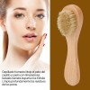 2 Cepillos Faciales Exfoliantes Mango Madera Cerda Natural