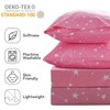 JSD Gradient Pink Moon Stars Kids Sheet Set Twin Size,